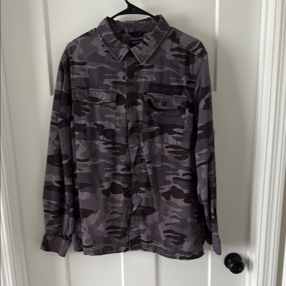 Camouflage Button-Up Shirt